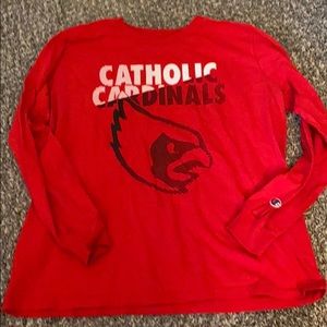 Catholic University/CUA cardinals t-shirt